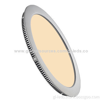 Super thin 15W 1,100lm LED panel round